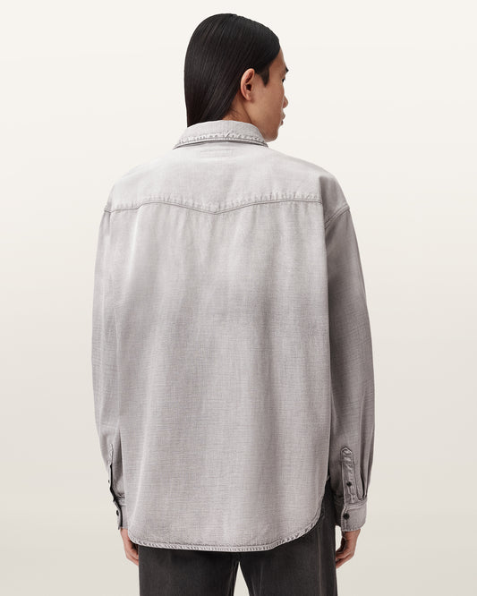 חולצה מכופתרת ארוכה לגברים Al Denim