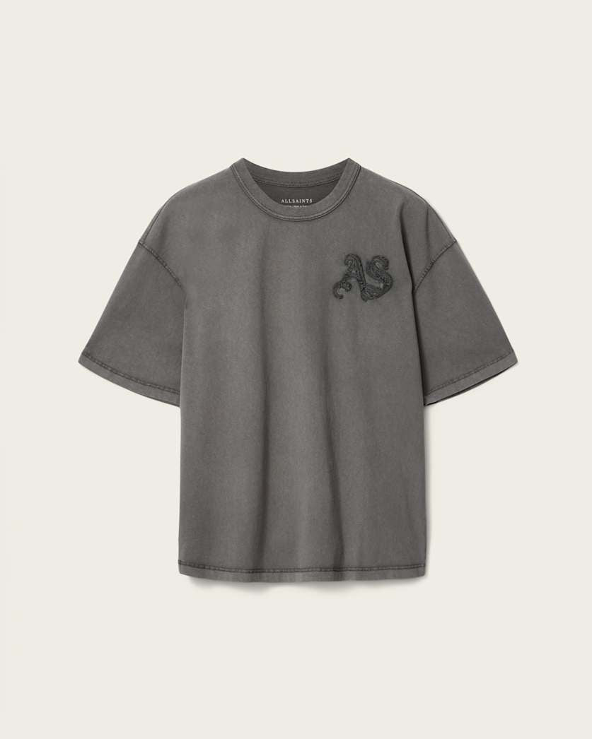 Lavender טי שירט קצרה לגברים Insignia Ss Crew ALLSAINTS