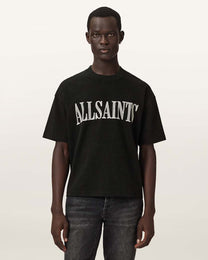 Black טי שירט לגברים Dash ALLSAINTS