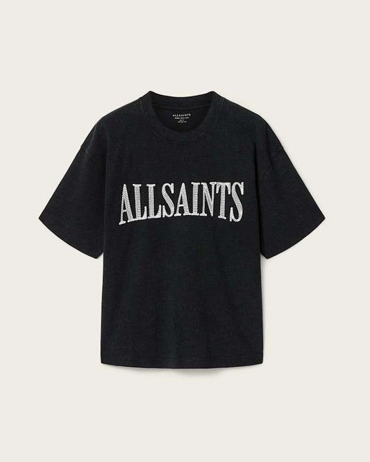 Black טי שירט לגברים Dash ALLSAINTS