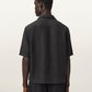 Dark Slate Gray חולצת פשתן רקומה לגברים Klavicle ALLSAINTS