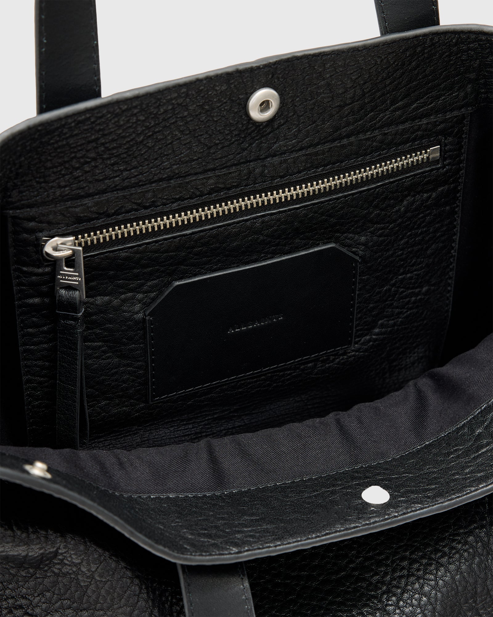 Black תיק צד עור Yuto ALLSAINTS