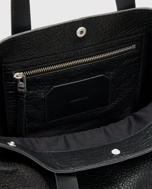 Black תיק צד עור Yuto ALLSAINTS