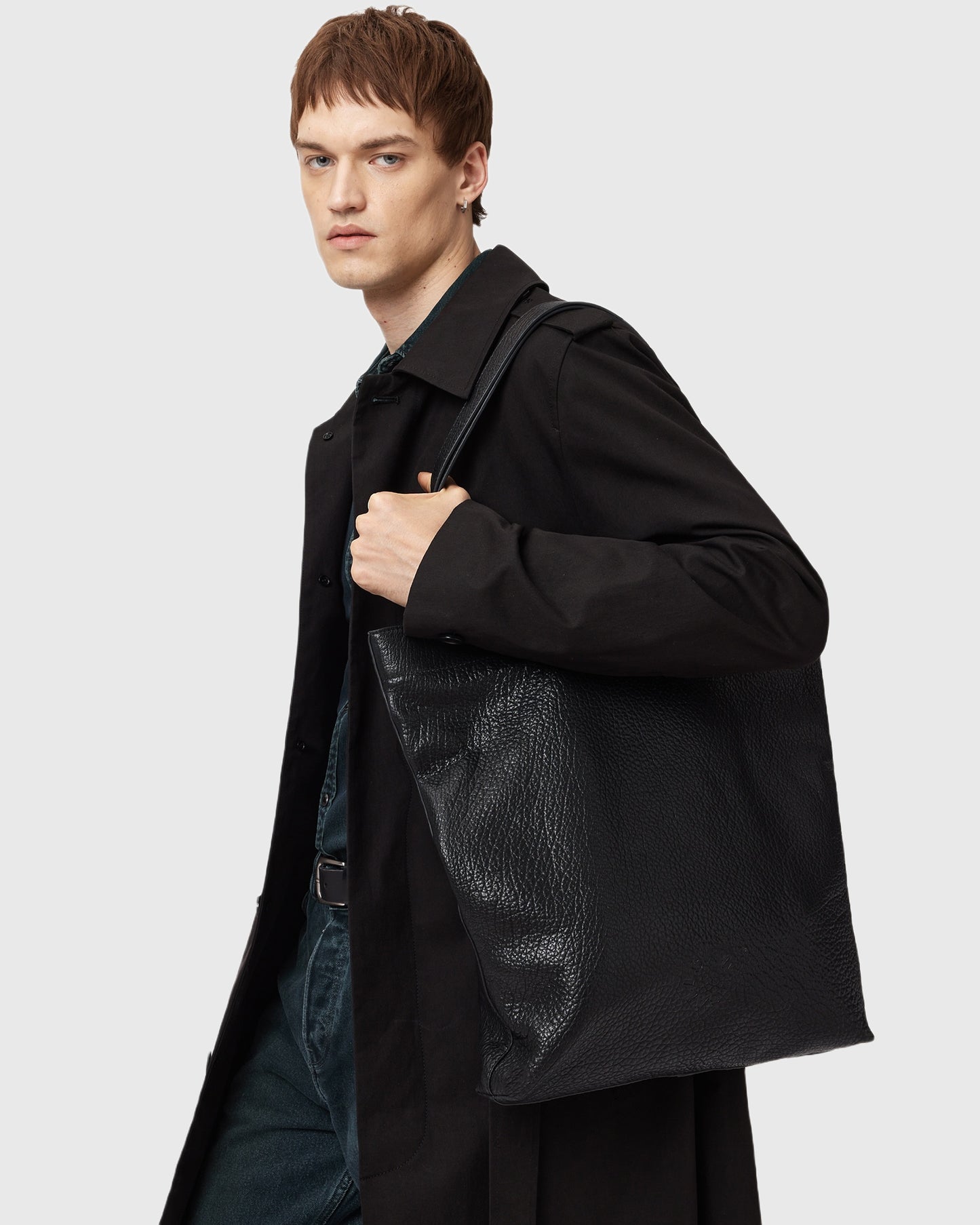 Lavender תיק צד עור Yuto ALLSAINTS