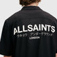 Black חולצה מכופתרת קצרה לגברים Underground ALLSAINTS