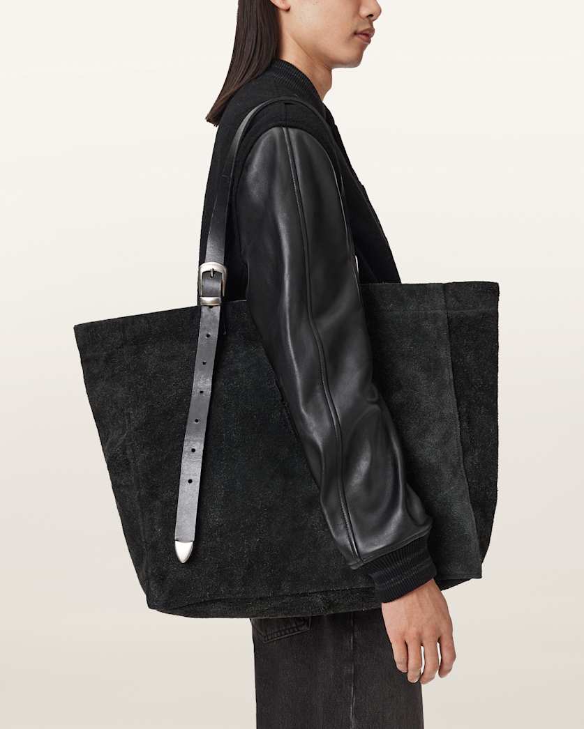Seashell תיק צד לגברים/נשים  Haven Suede Tote ALLSAINTS