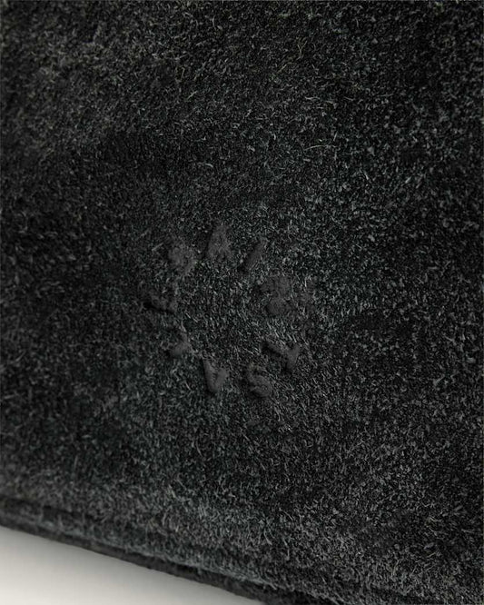 Dark Slate Gray תיק צד לגברים/נשים  Haven Suede Tote ALLSAINTS