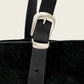 Black תיק צד לגברים/נשים  Haven Suede Tote ALLSAINTS