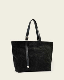 Black תיק צד לגברים/נשים  Haven Suede Tote ALLSAINTS