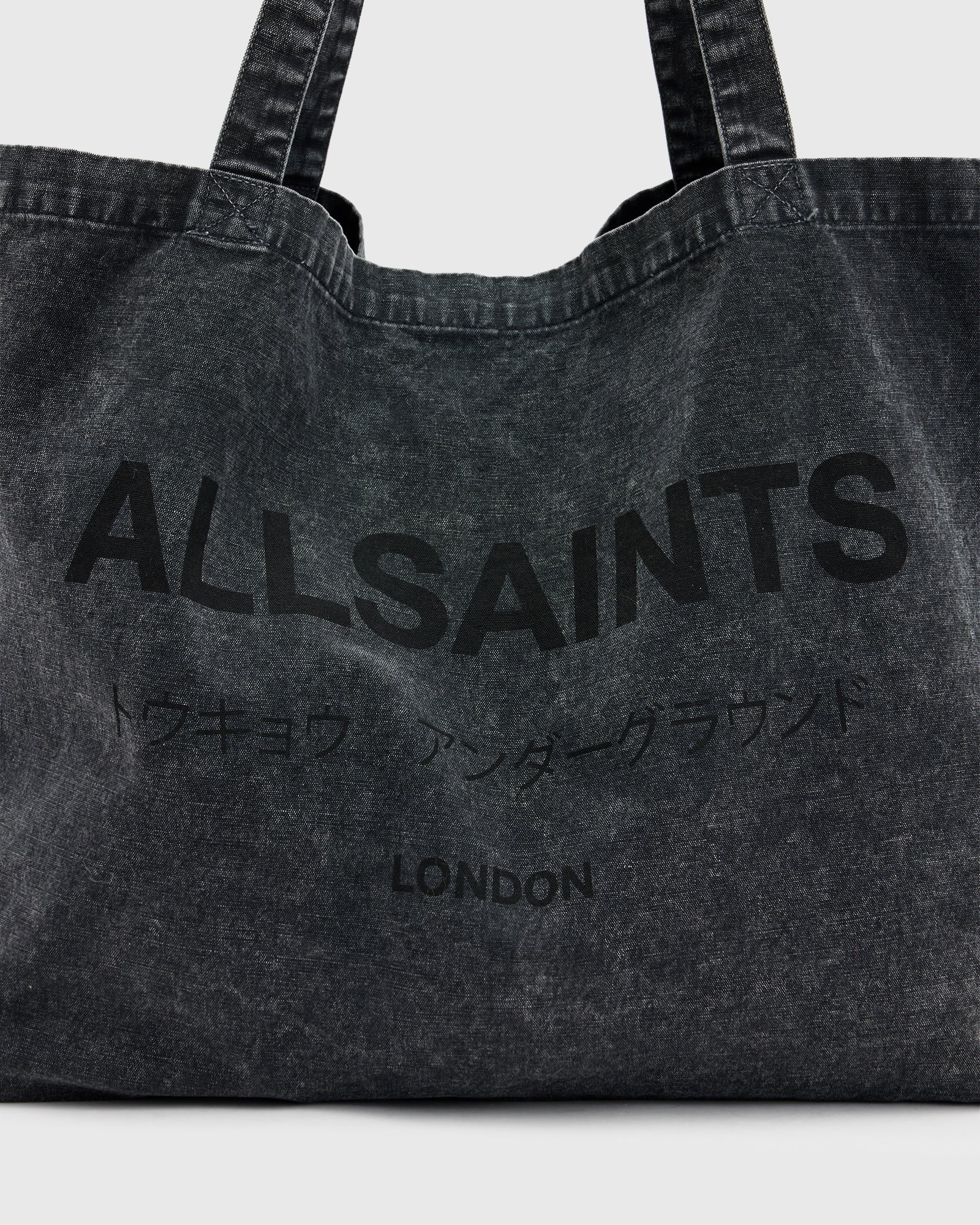 Dark Slate Gray תיק צד Underground Acid Wash ALLSAINTS