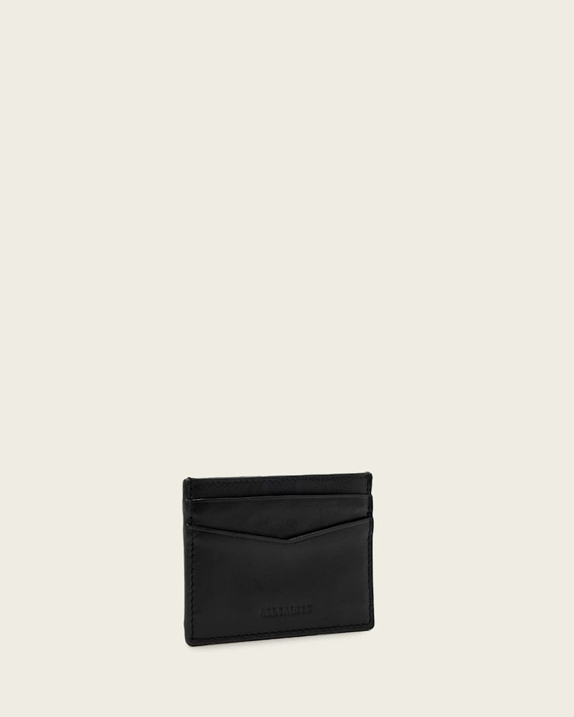 Dark Slate Gray מחזיק כרטיסים מעור לגברים Delph ALLSAINTS