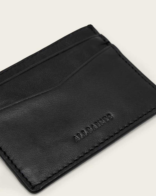 Dark Slate Gray מחזיק כרטיסים מעור לגברים Delph ALLSAINTS