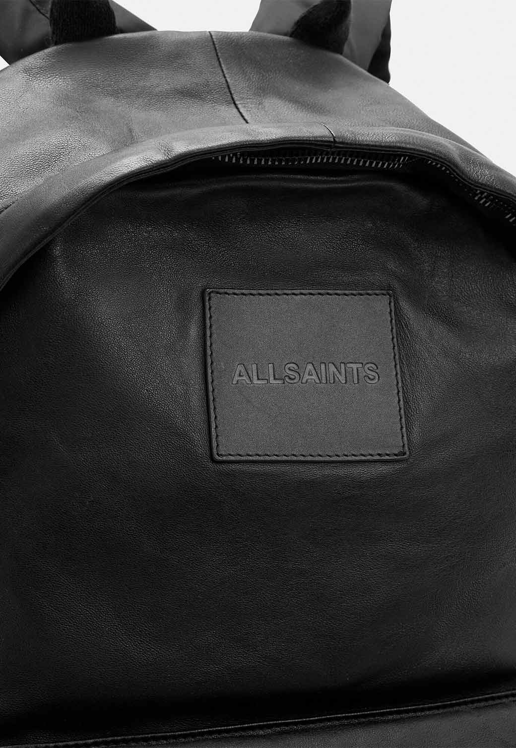 Black תיק גב מעור Carabiner ALLSAINTS