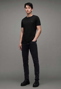 Dim Gray טי שירט קצרה לגברים Tonic ALLSAINTS