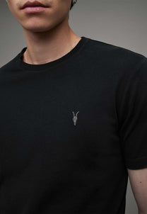 Black טי-שירט קצרה לגברים Brace ALLSAINTS