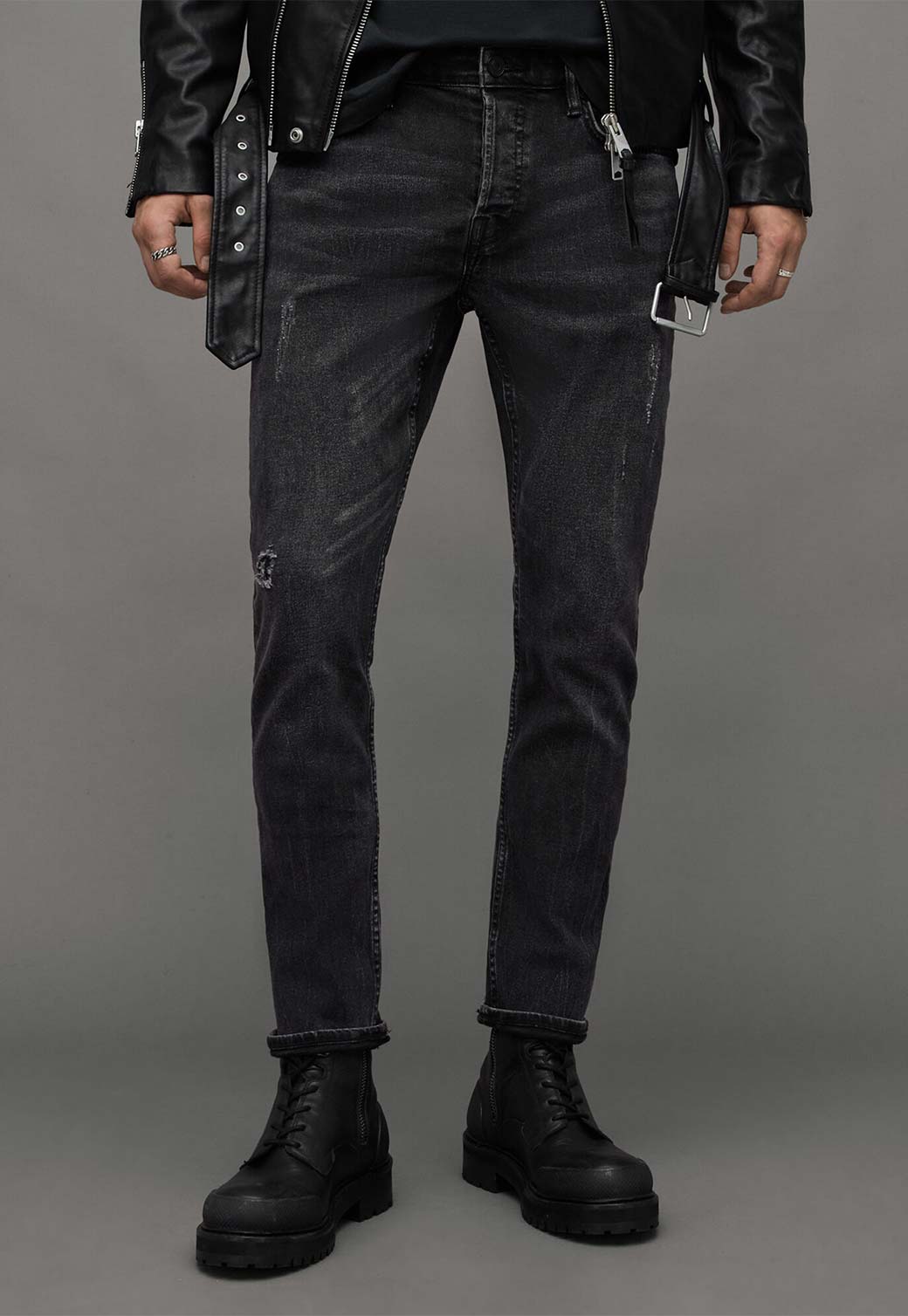 Dim Gray ג'ינס ארוך לגברים Rex ALLSAINTS