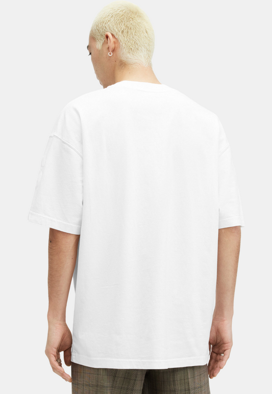 White Smoke טי שירט קצרה לגברים Biggy ALLSAINTS