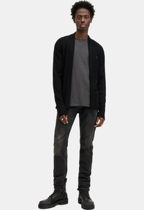White Smoke קרדיגן לגברים Mode Merino Open Car ALLSAINTS