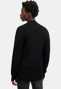 Black קרדיגן לגברים Mode Merino Open Car ALLSAINTS