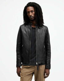 White Smoke ג'קט עור לגברים Biker Jacket ALLSAINTS