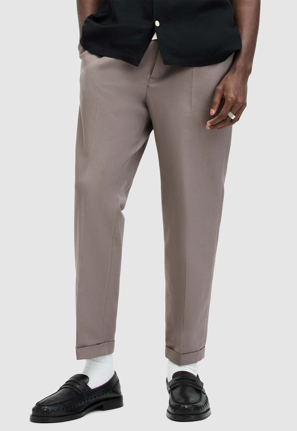 Dark Slate Gray מכנסיים ארוכים לגברים Tallis ALLSAINTS