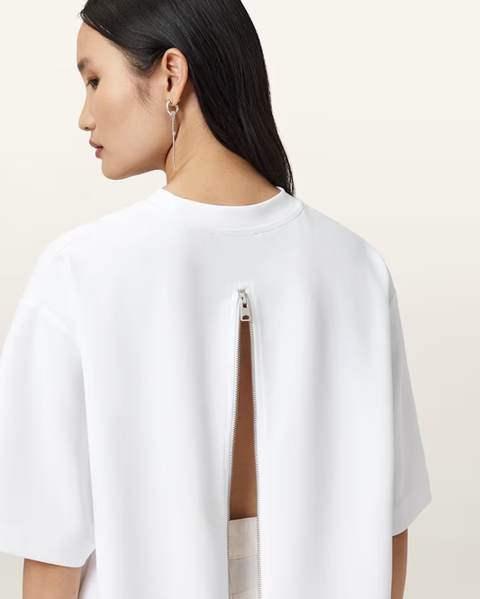 Beige טי שירט קצרה לנשים Dani ALLSAINTS