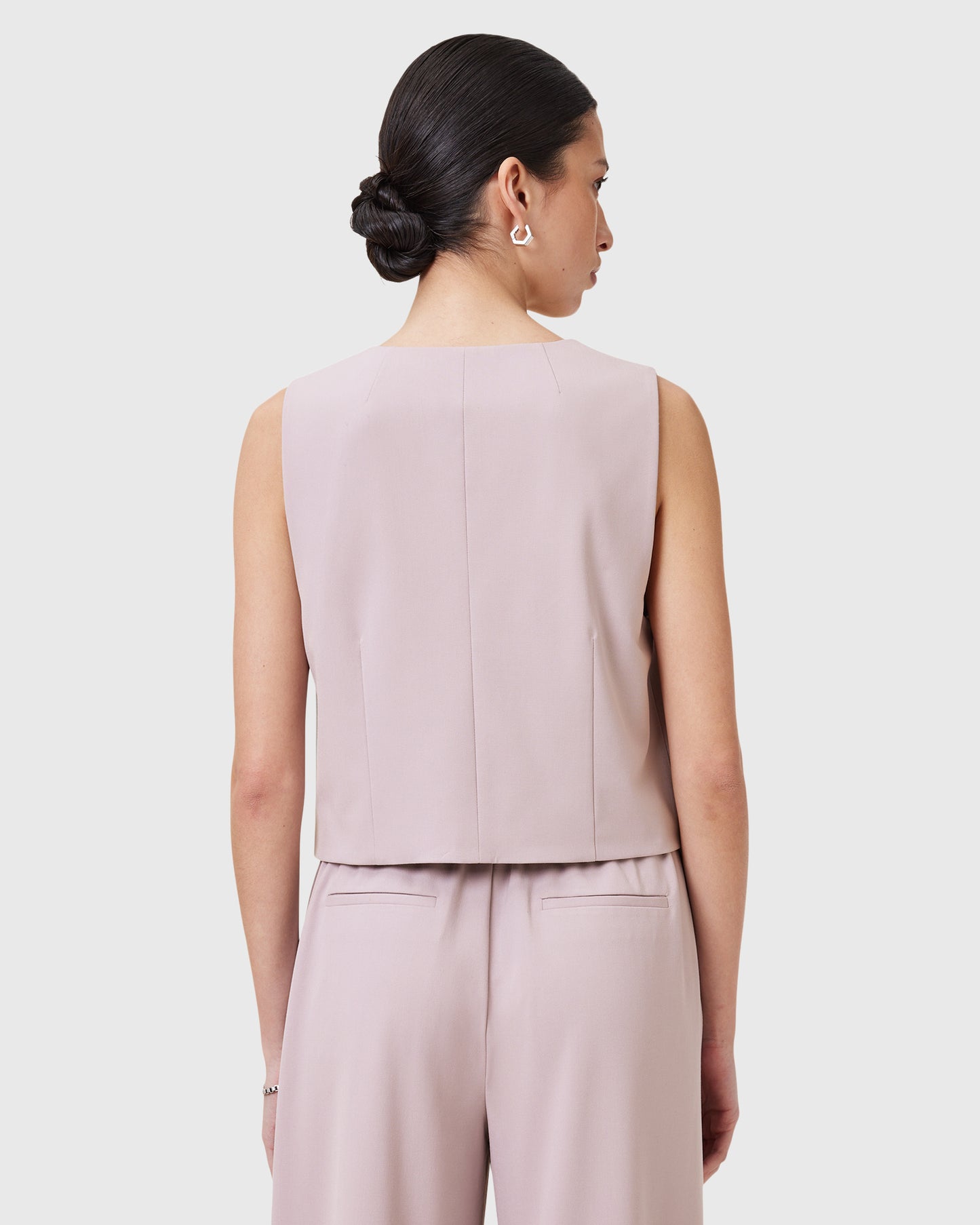 Light Gray ווסט לנשים Aleida ALLSAINTS