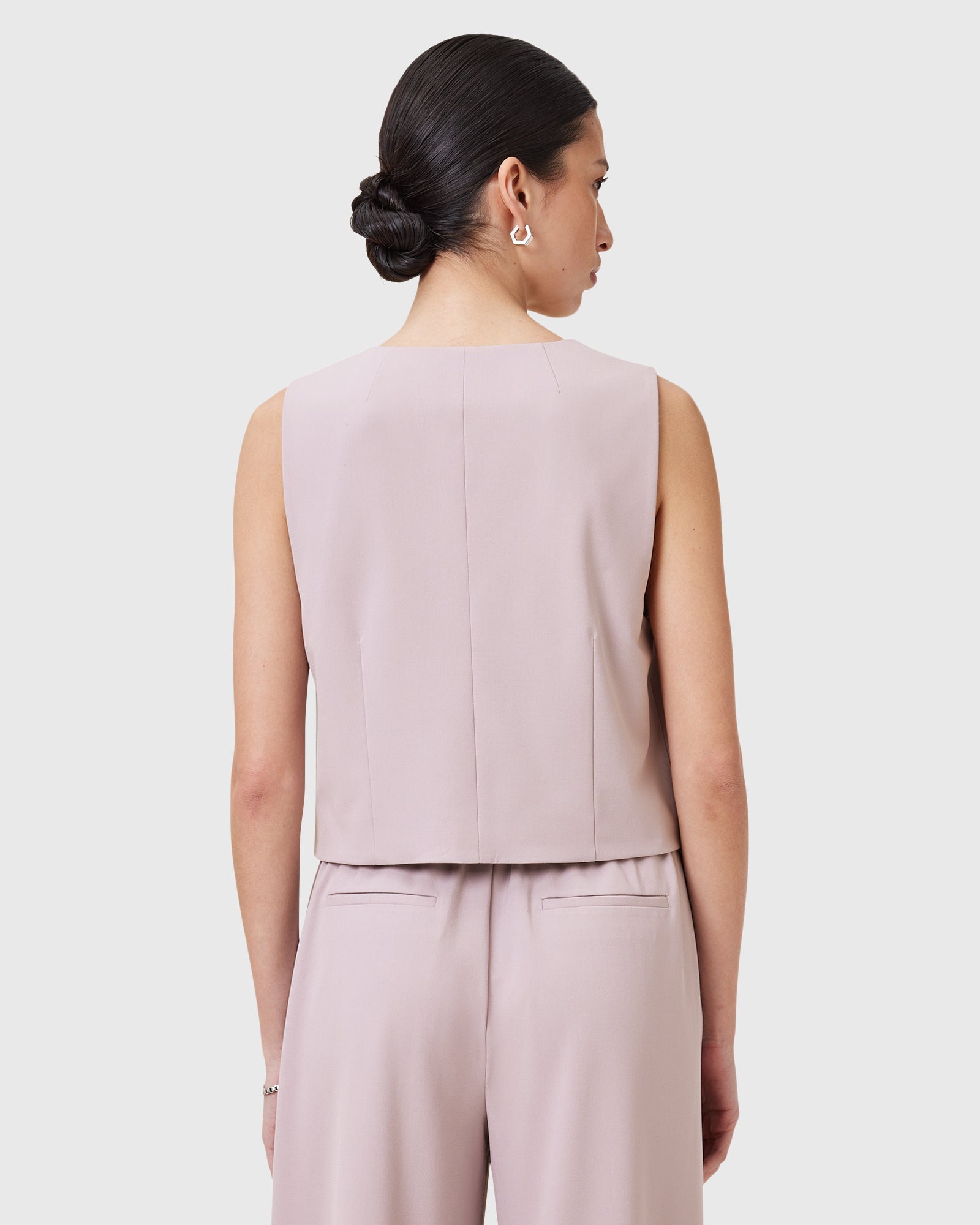 Light Gray ווסט לנשים Aleida ALLSAINTS