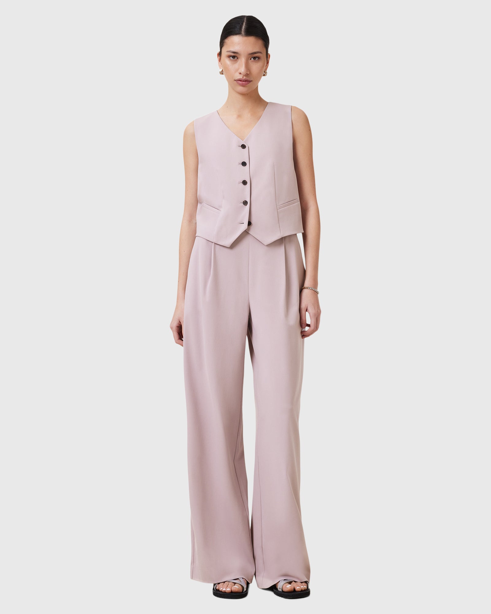 Antique White ווסט לנשים Aleida ALLSAINTS