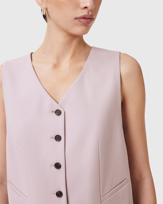 Light Gray ווסט לנשים Aleida ALLSAINTS