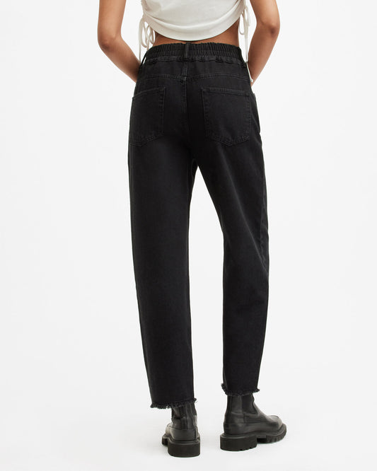 White Smoke ג'ינס ארוך לנשים Hailey Frayed ALLSAINTS