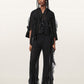 Black מכנסיים ארוכים  מתרחבים לנשים Minna ALLSAINTS