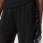 Black מכנסיים ארוכים  מתרחבים לנשים Minna ALLSAINTS