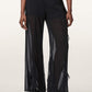 Black מכנסיים ארוכים  מתרחבים לנשים Minna ALLSAINTS