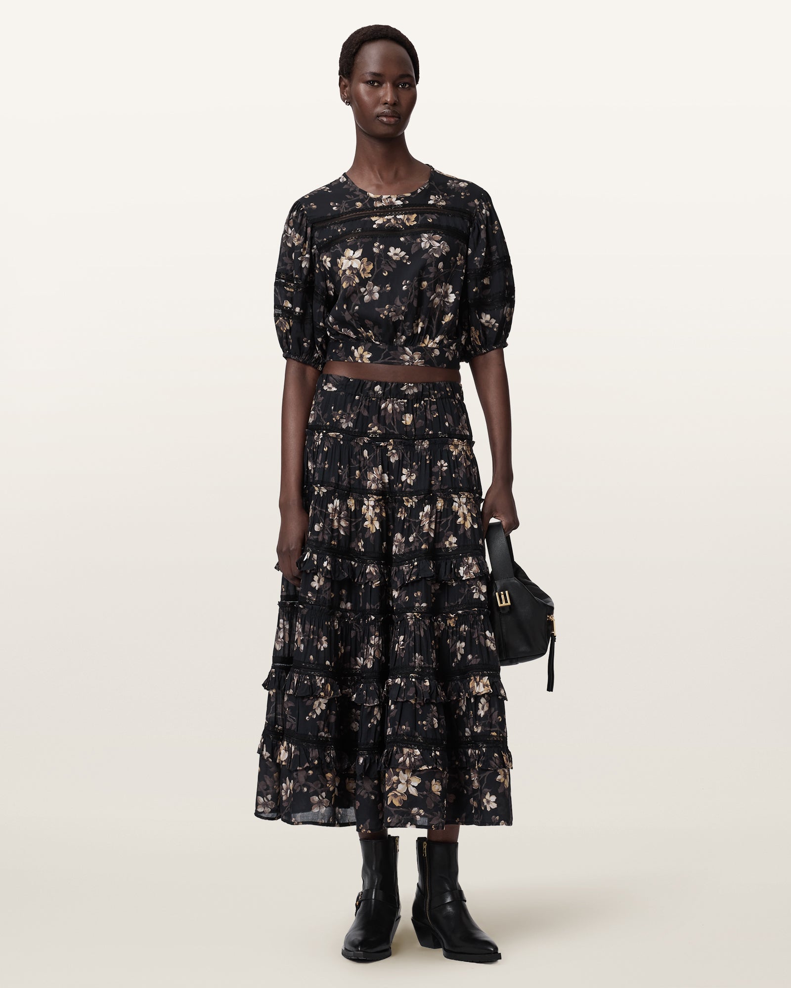 Seashell חצאית מידי לנשים Talia ALLSAINTS