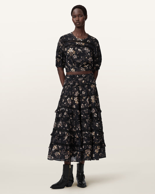 Seashell חצאית מידי לנשים Talia ALLSAINTS