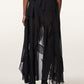 Black חצאית מקסי לנשים Melody ALLSAINTS