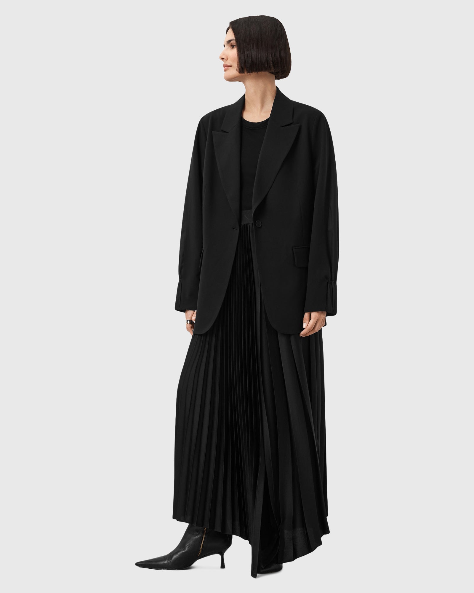 Black בלייזר לנשים Alassett ALLSAINTS