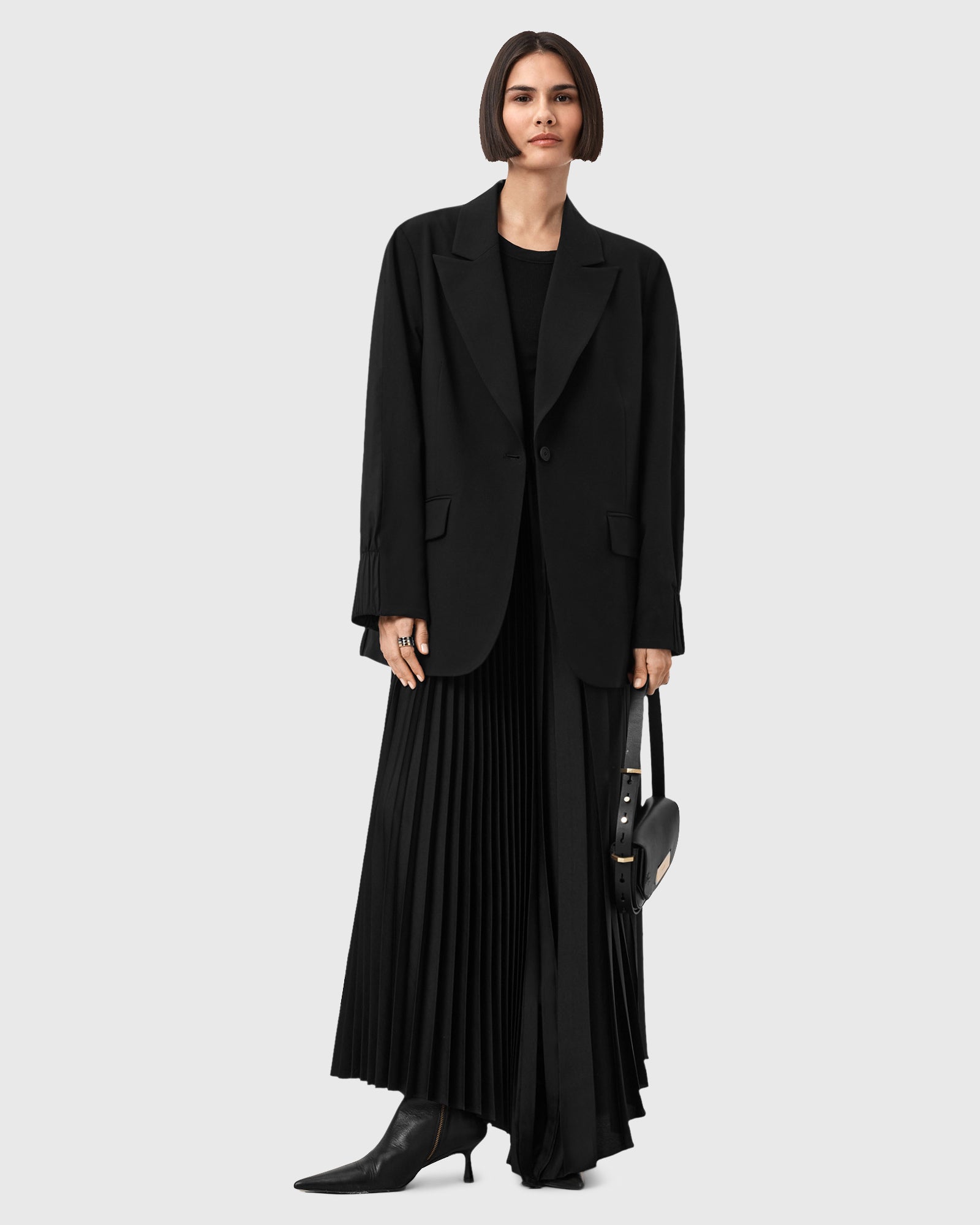 Black בלייזר לנשים Alassett ALLSAINTS