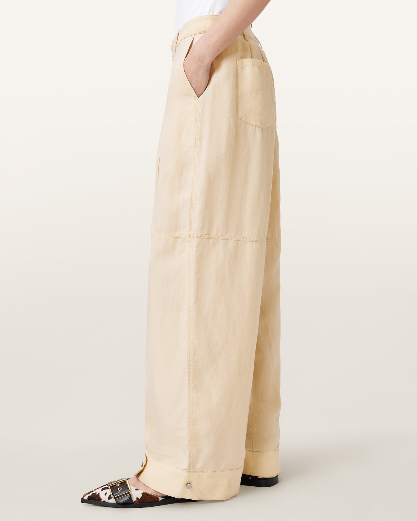 Seashell מכנסיים ארוכים לנשים Sherell ALLSAINTS