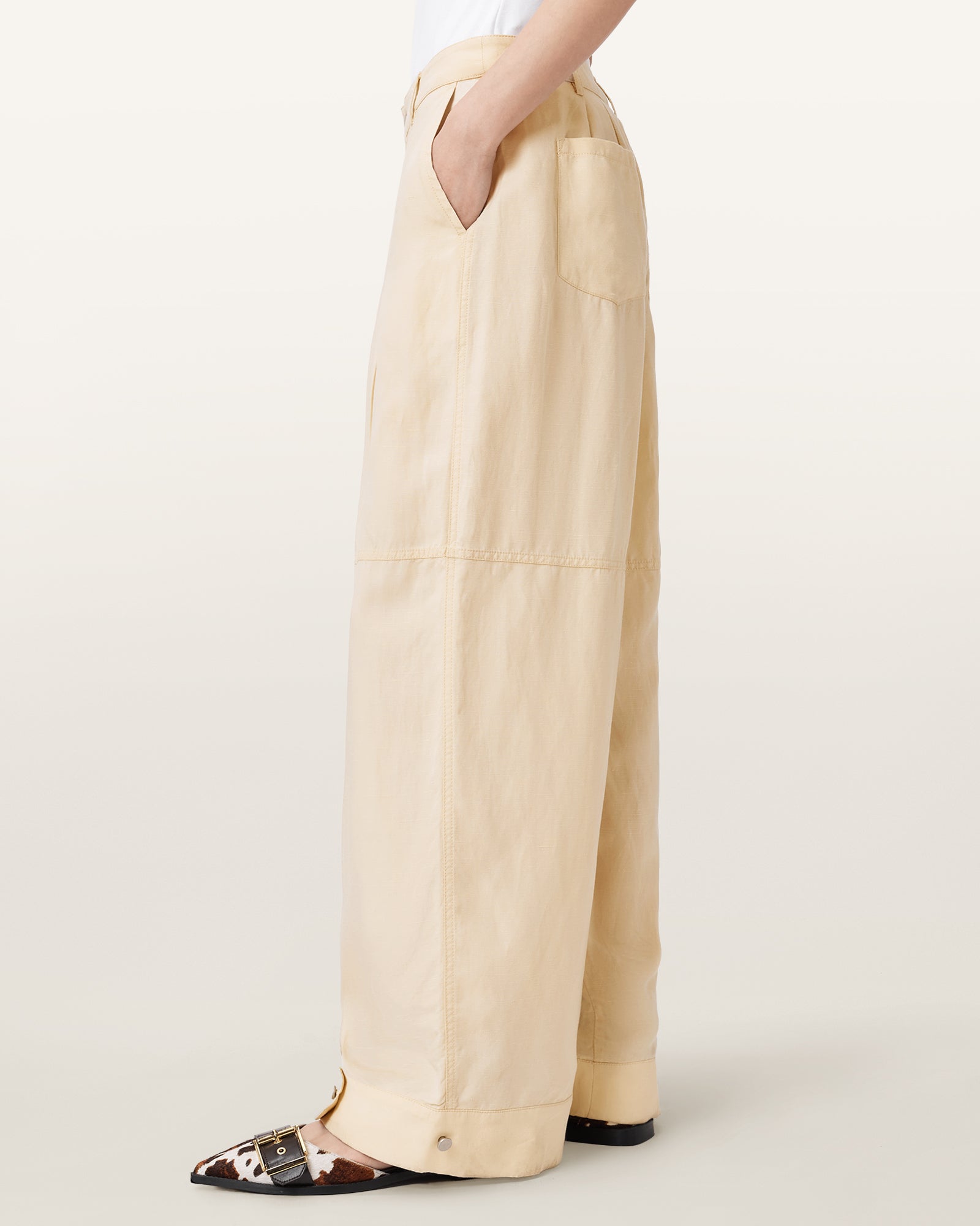 Seashell מכנסיים ארוכים לנשים Sherell ALLSAINTS