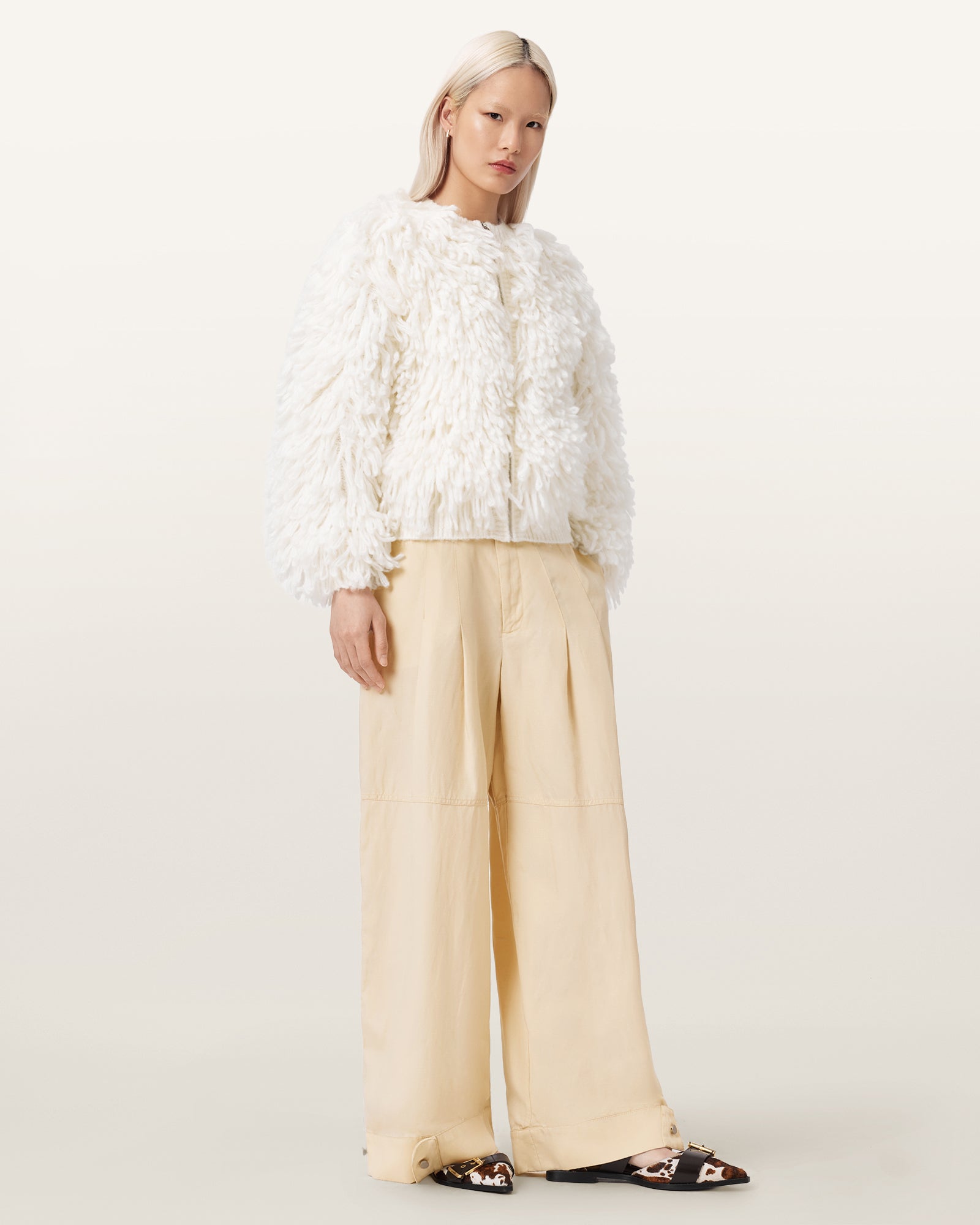 Seashell מכנסיים ארוכים לנשים Sherell ALLSAINTS