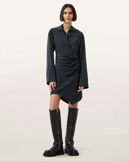 Beige שמלת מיני לנשים Tira ALLSAINTS