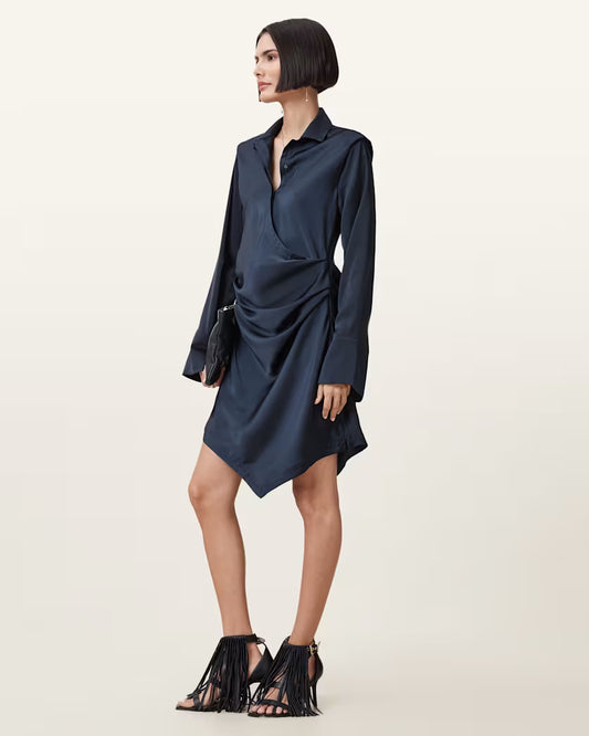 Antique White שמלת מיני לנשים Tira ALLSAINTS