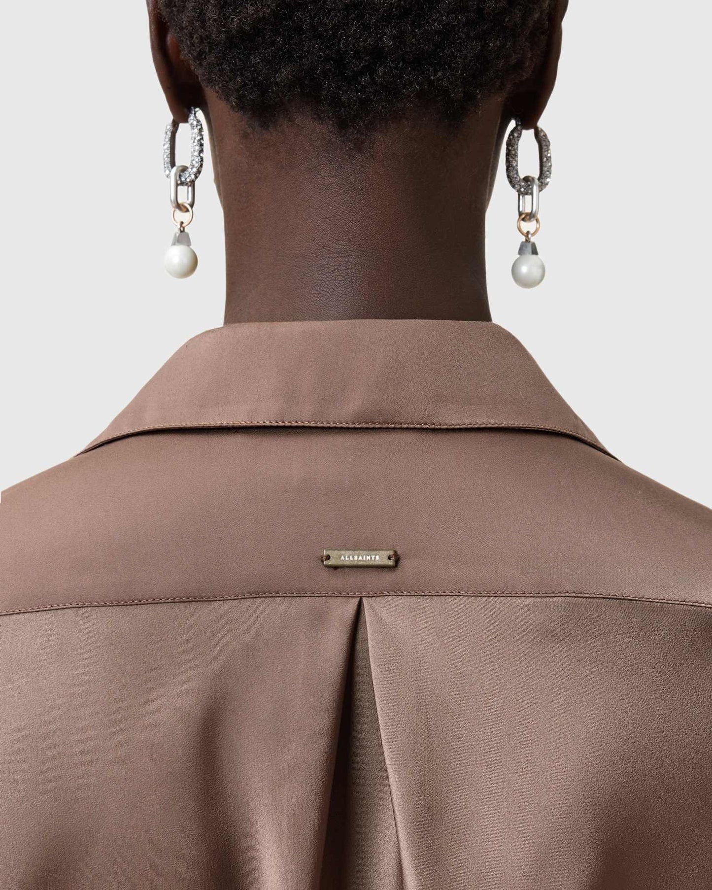 Dim Gray שמלת מיני לנשים Tira ALLSAINTS