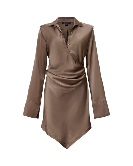 Dim Gray שמלת מיני לנשים Tira ALLSAINTS