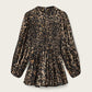 Lavender שמלת מיני לנשים Chia Smocked ALLSAINTS