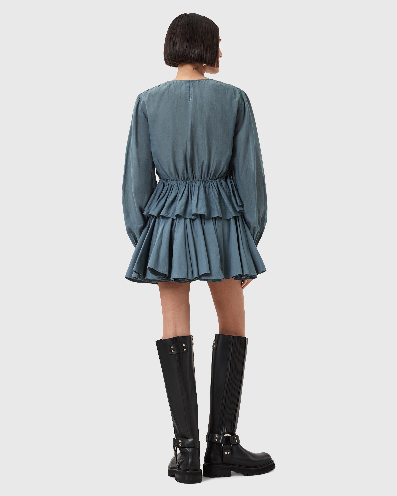 Lavender חצאית מיני לנשים Tulip ALLSAINTS