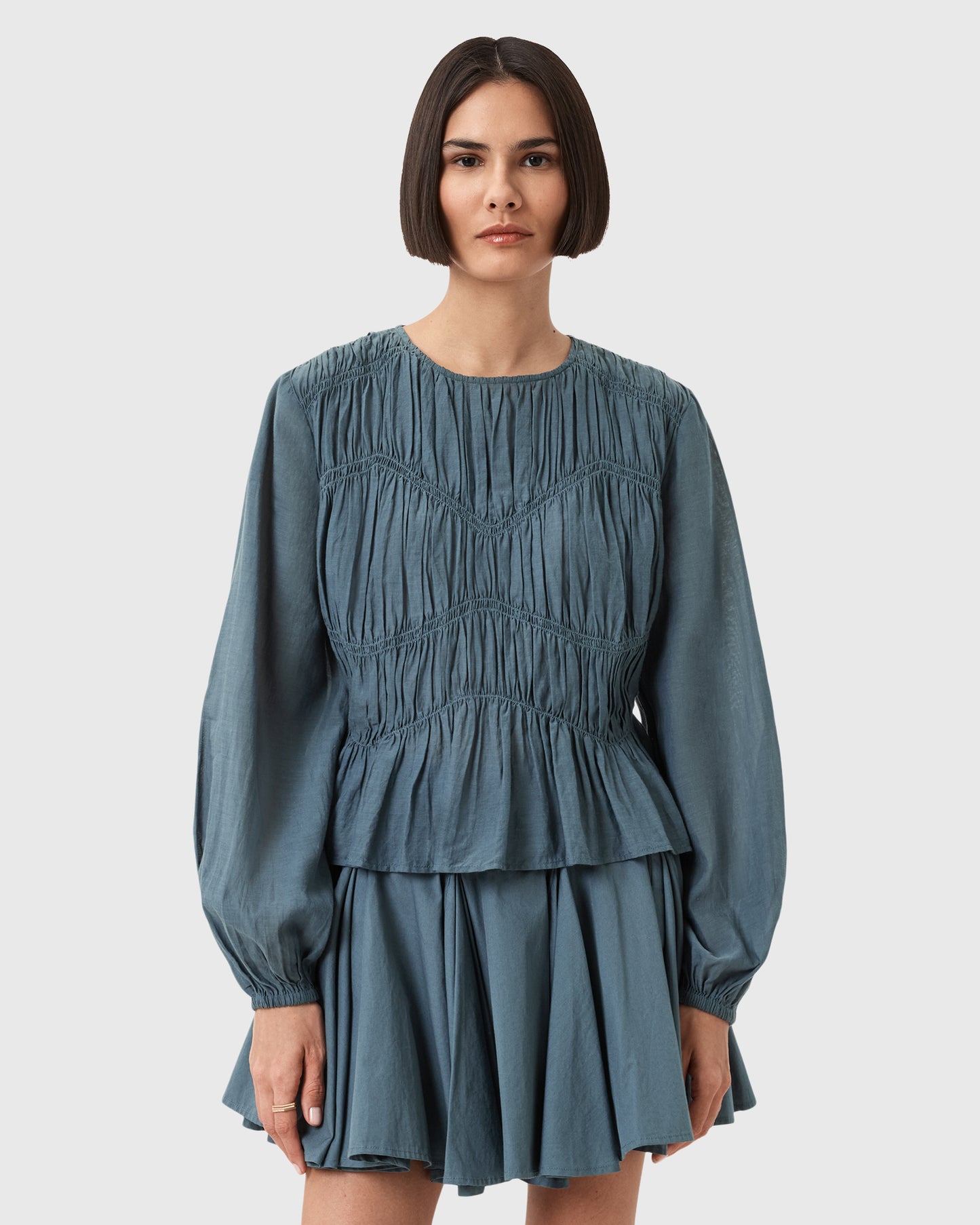 Lavender חולצה ארוכה לנשים Melani ALLSAINTS