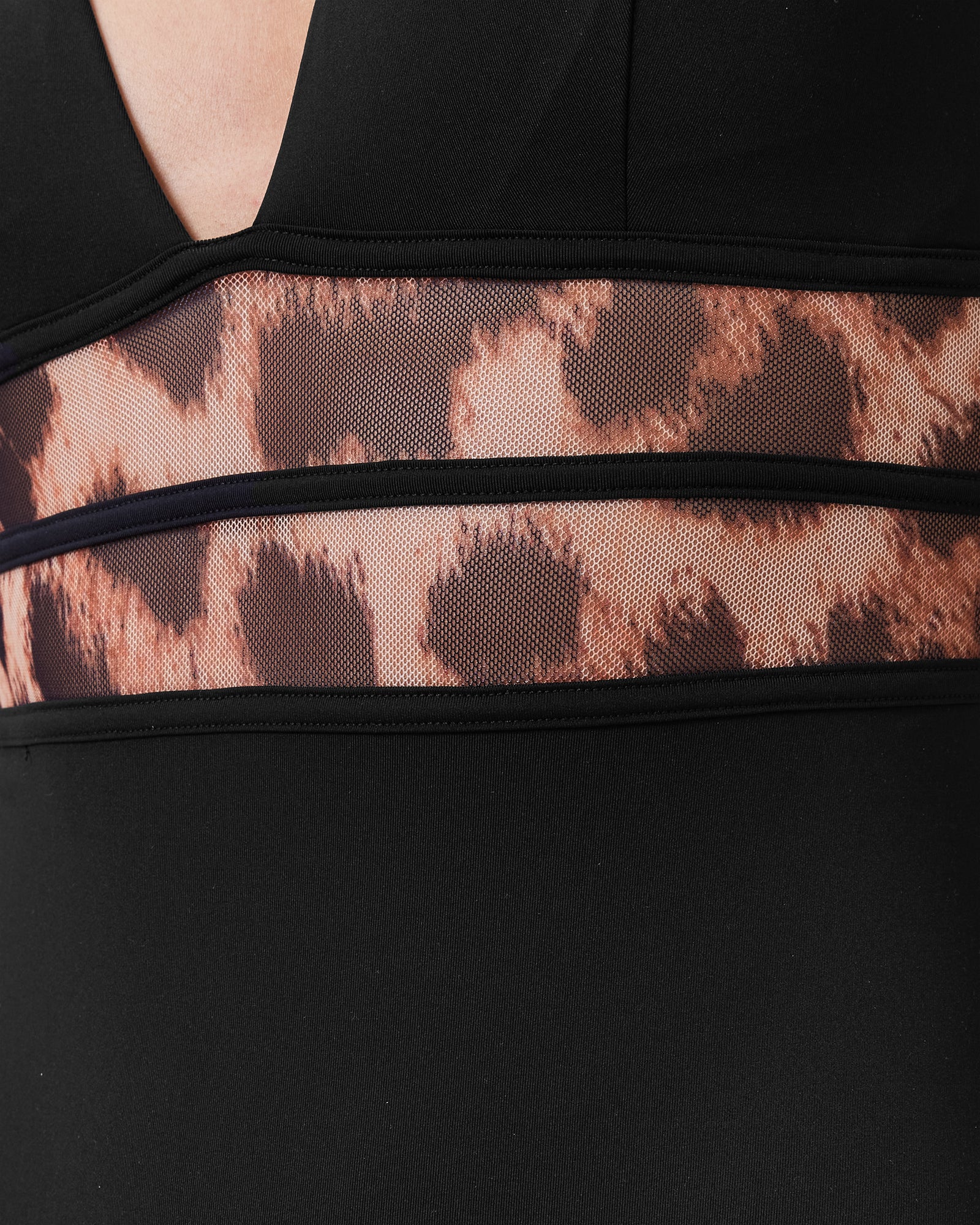 Black בגד ים שלם לנשים Xalia ALLSAINTS